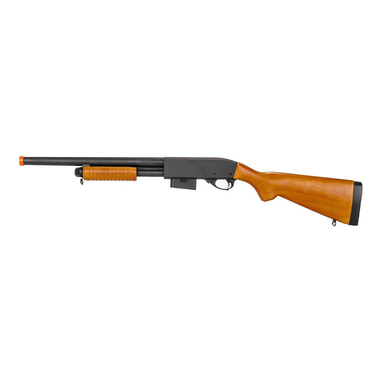 A&K M870 Real Wood Spring-Powered Metal Shotgun