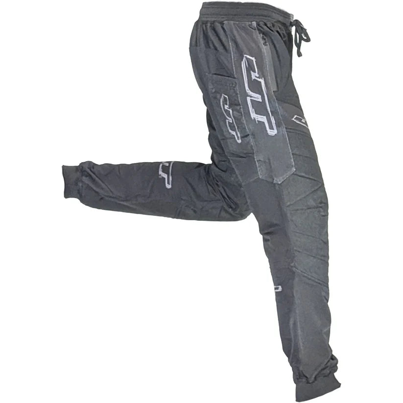 JT Pro Jogger Grunge Paintball Pants – Black/Grey, Lightweight Stretch with Reinforced Knees Suggested Internal SKU: