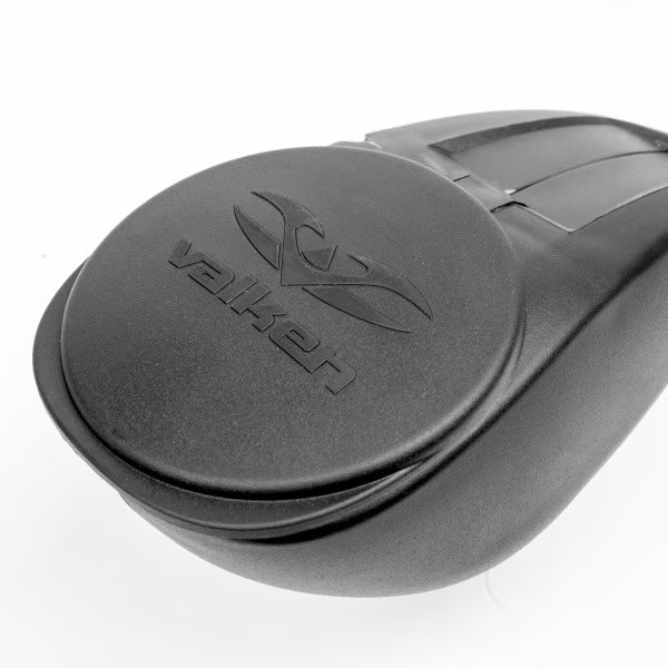 Loader exterior: Valken GB Gotcha 120-round gravity-fed .50 caliber loader with spring‑loaded anti‑jam lid and compact polymer shell.