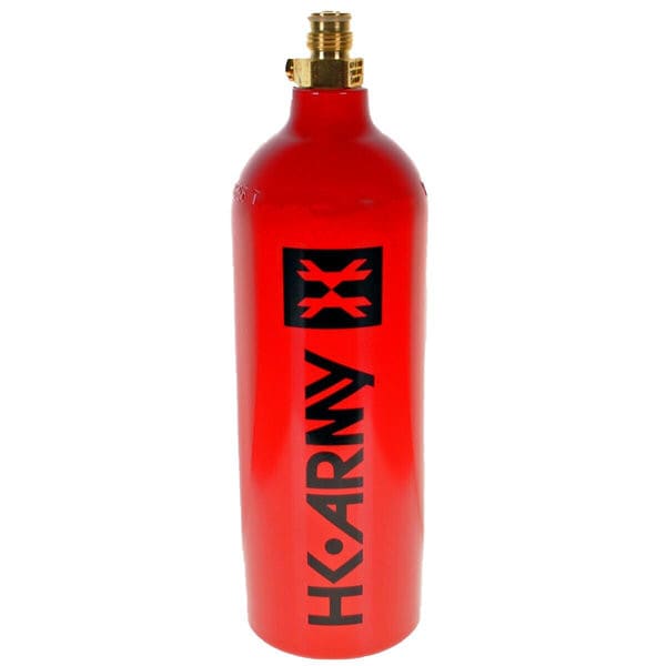 HK Army 20oz CO₂ Paintball Tank – Black, Red, Blue, Olive | Aluminum | DOT/TC Certified