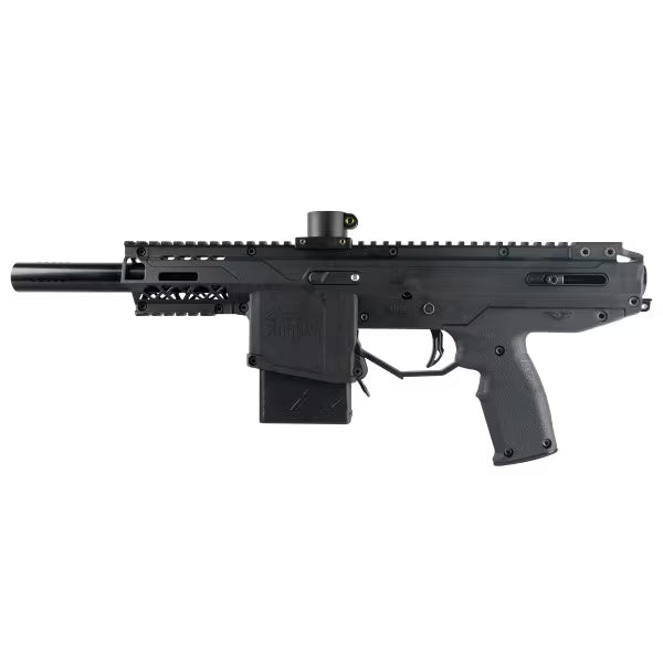 Left-side view of Valken Ripsaw ATS Paintball Gun with Picatinny Rail