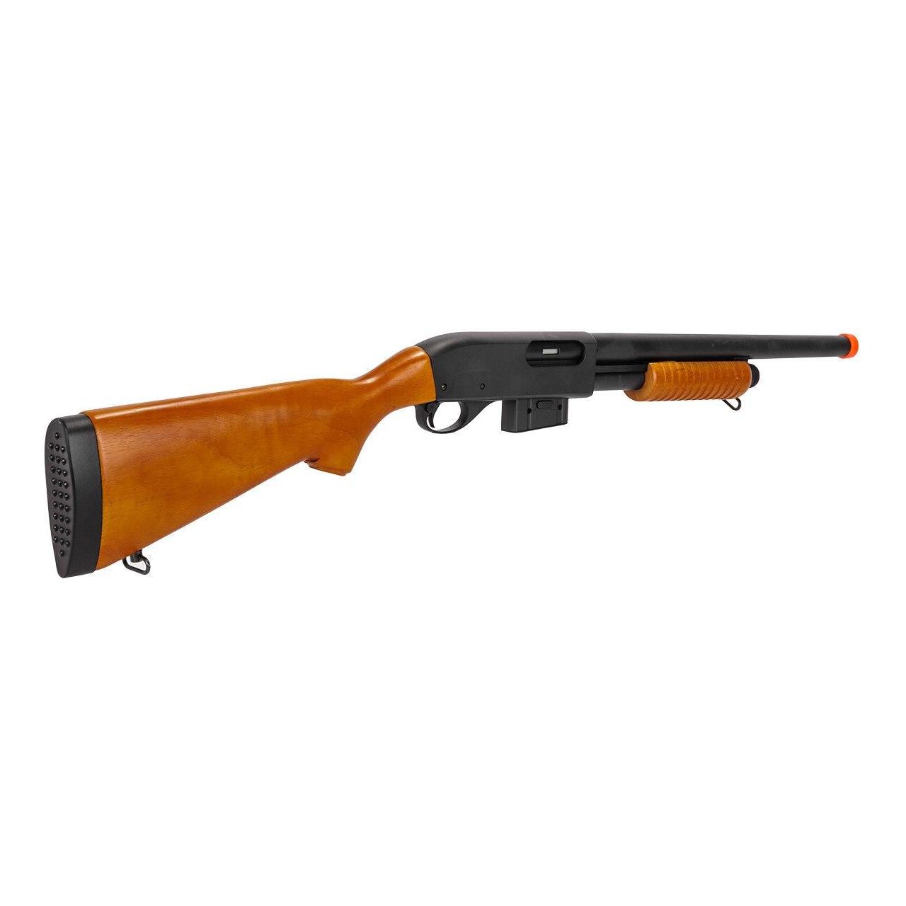 A&K M870 Real Wood Spring-Powered Metal Shotgun