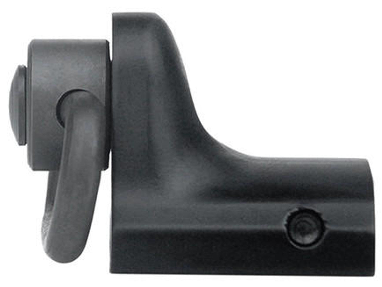 Black ACW Hand Stop for Picatinny Rails - Durable and Ergonomic
