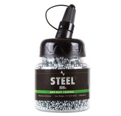 Close-up view of Air Venturi .177 Cal Zinc-Plated Steel BBs – Smooth, Polished Finish for Consistent Accuracy