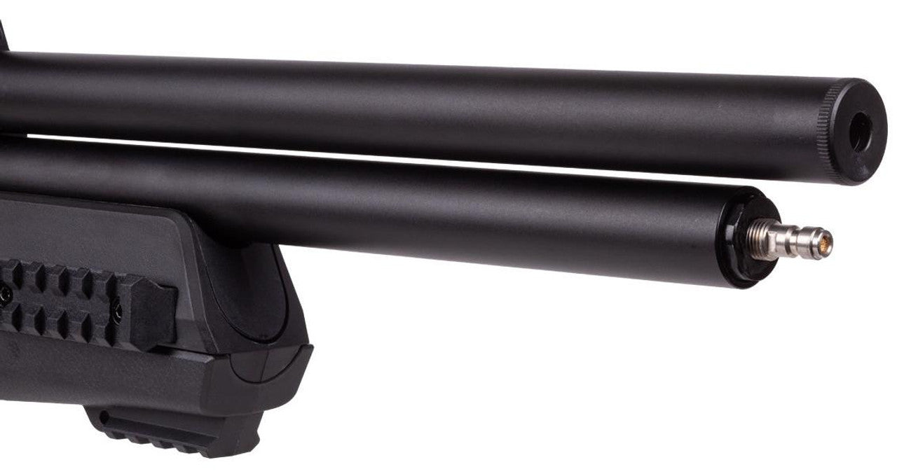 Air Venturi Avenger Bullpup .177 Cal PCP Air Rifle muzzle and CO2 connector