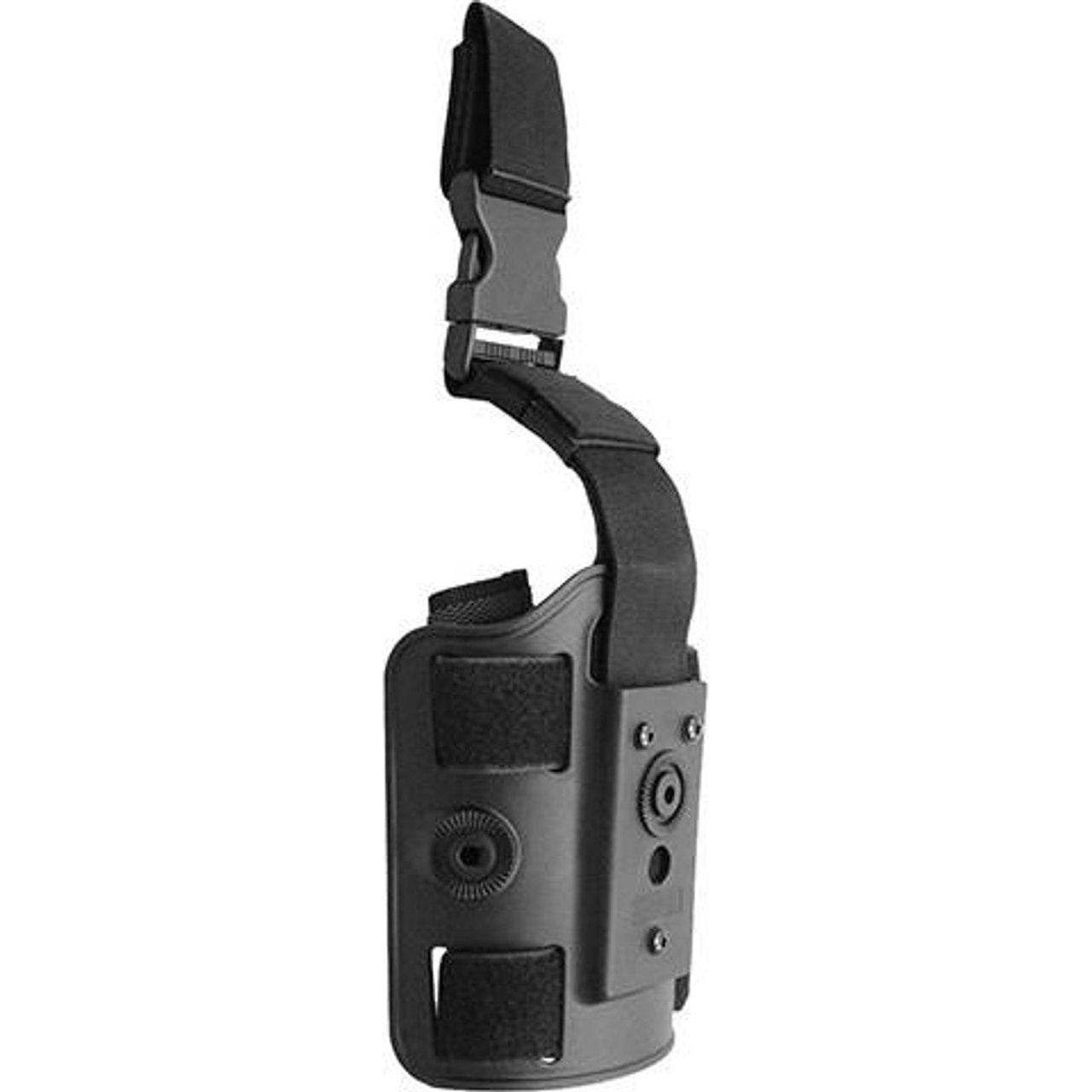 Amomax Drop-Leg Platform Holster, Black - Adjustable Straps, Ambidextrous Design