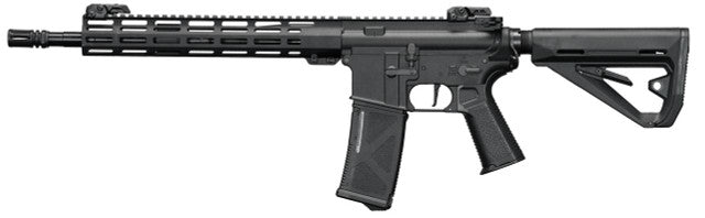 Arcturus Advancer MOD1 Carbine 12.2" LITE AEG Airsoft Rifle - Black, full-length view showcasing M-LOK handguard and sleek design.