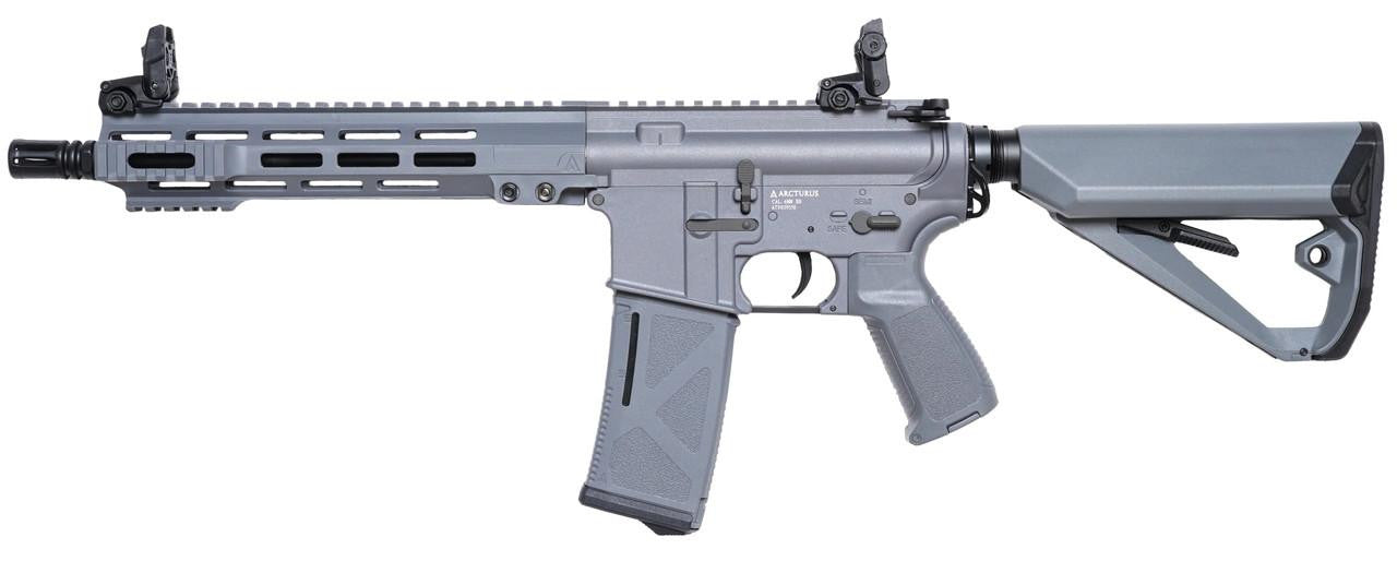 Arcturus LWT MK-I CQB 10" AEG airsoft rifle grey side profile with M-LOK rail