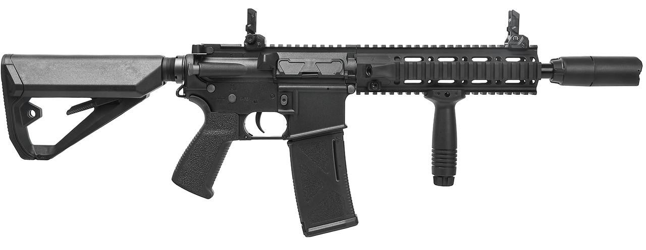 Arcturus LWT MK-II CQB 10" AEG Sport Airsoft Rifle Starter Pack, Black