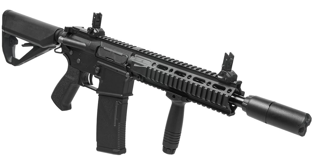 Arcturus LWT MK-II CQB 10" AEG Sport ARC SE Airsoft Rifle Starter Pack, Black