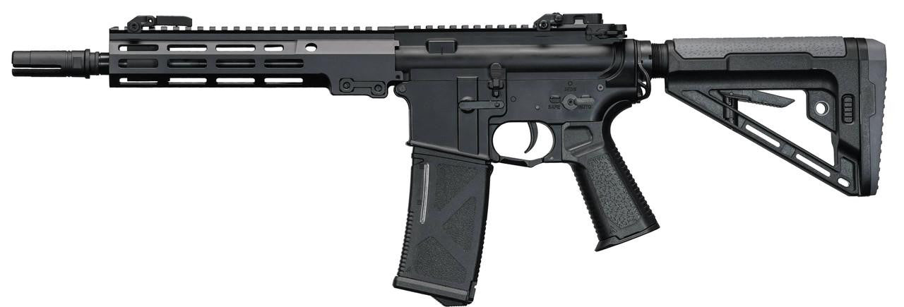 Arcturus Saber URG MK16 9.5" AEG FE Airsoft Rifle, Black – Full Metal 6mm Tactical Electric Gun