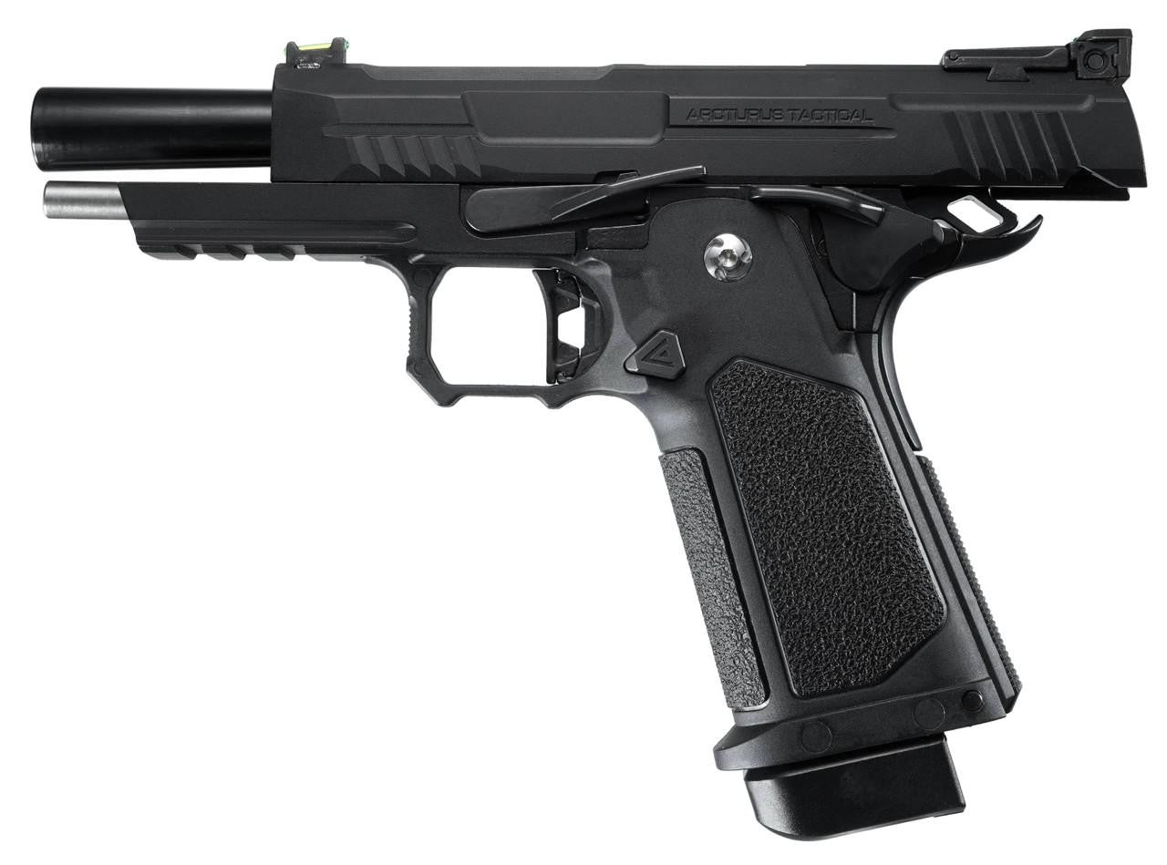 ARCTURUS Vanguard 4.3" Hi-Capa GBB Airsoft Pistol, Black