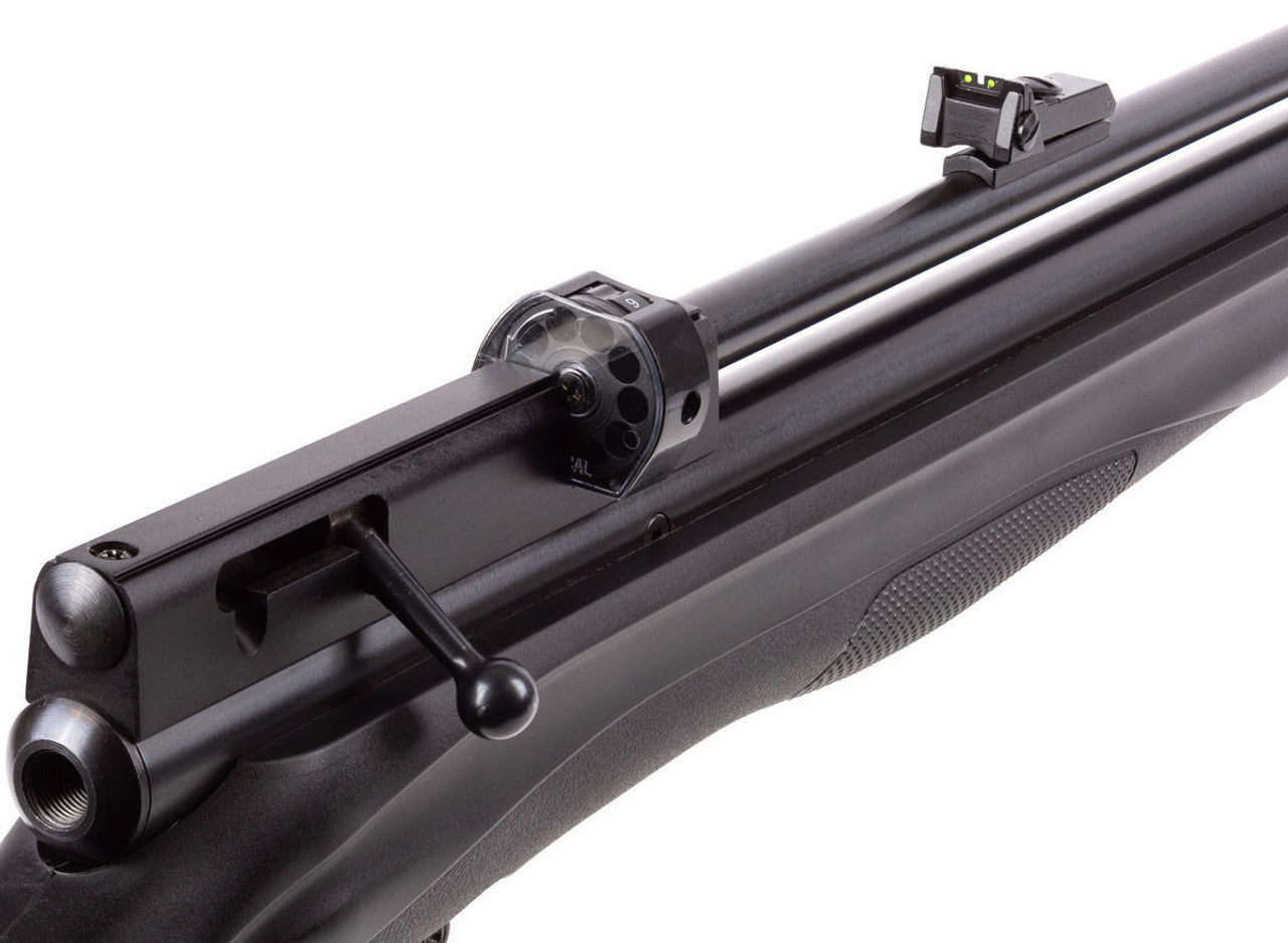 Beeman Chief II Synthetic .177 PCP Air Rifle, bolt hammer, and Magazine
