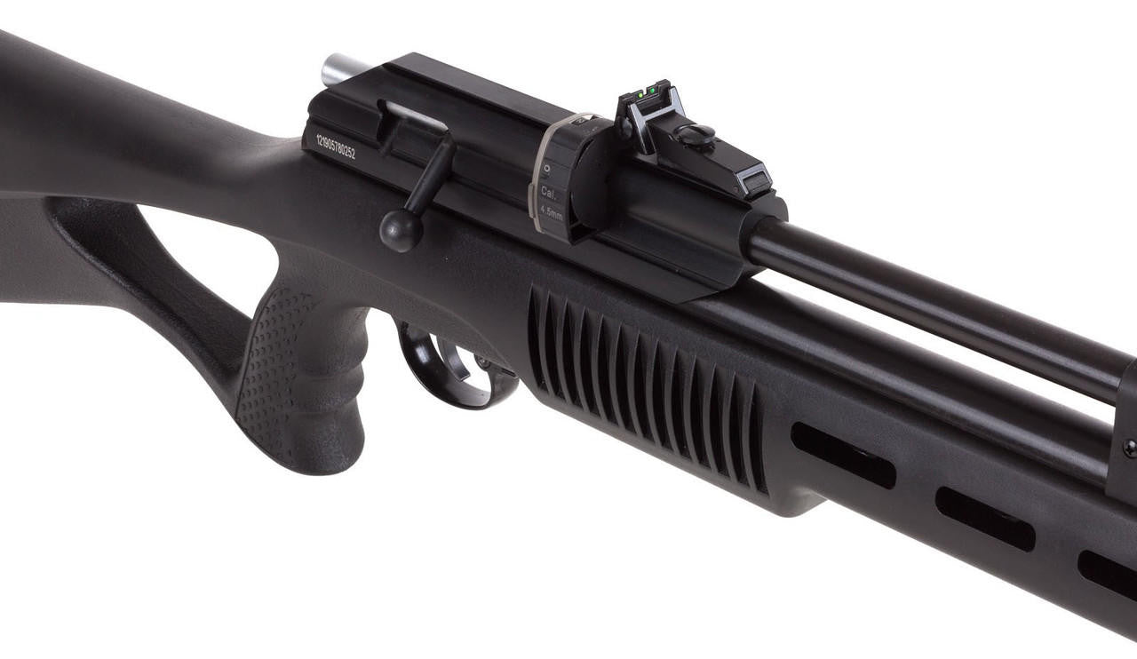 Beeman 1085 QB II CO2 Air Rifle - Side Profile with Tactical Stock