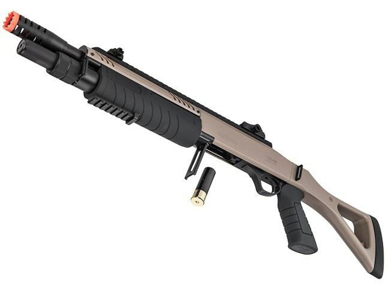 BO Manufacture FABARM STF12 11" Barrel Pump Action Airsoft Shotgun and Shell