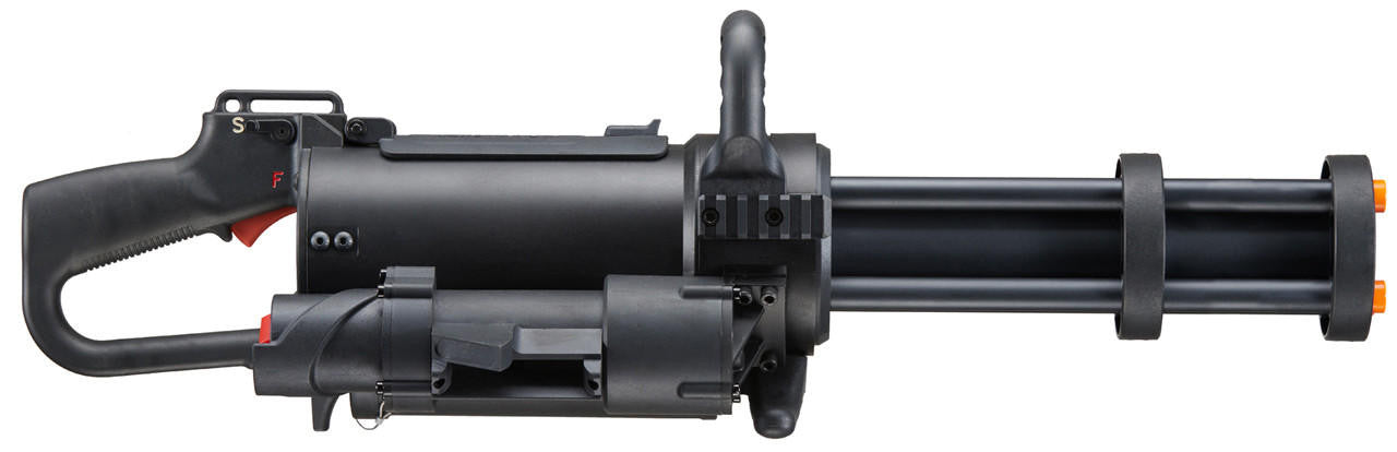 Full profile of Krytac Trident LMG-M with 5000 round box magazine attached