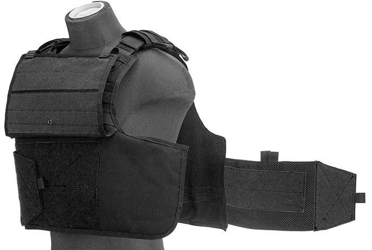Code 11 Large Exo Plate Carrier, Black – Tactical Protection and Customization for Heavy-Duty Operations