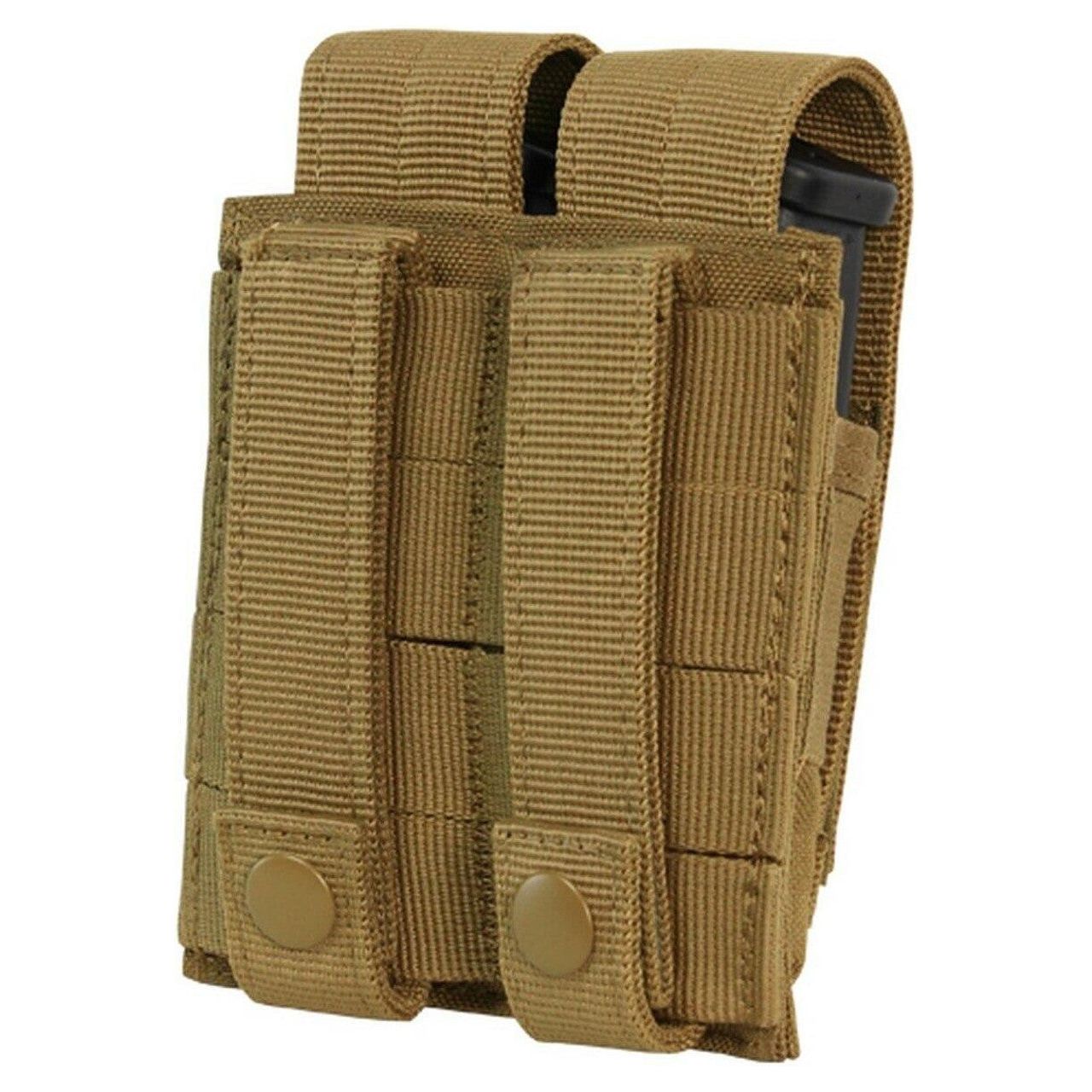 Condor Double Pistol Magazine Pouch, Coyote