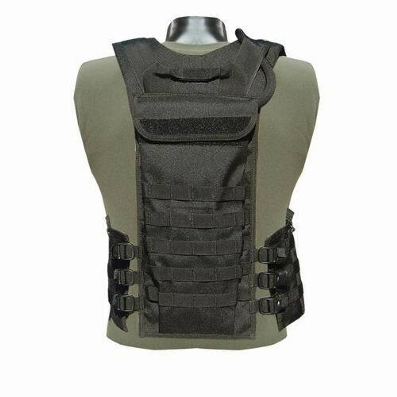 Condor MOLLE Modular Chest Rig/Hydration Carrier in Black – MOLLE-Compatible Tactical Chest Rig with Hydration Bladder Compartment