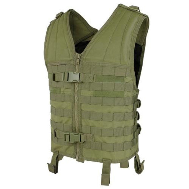 Condor MOLLE Modular Tactical Vest in OD Green – Customizable Combat Gear