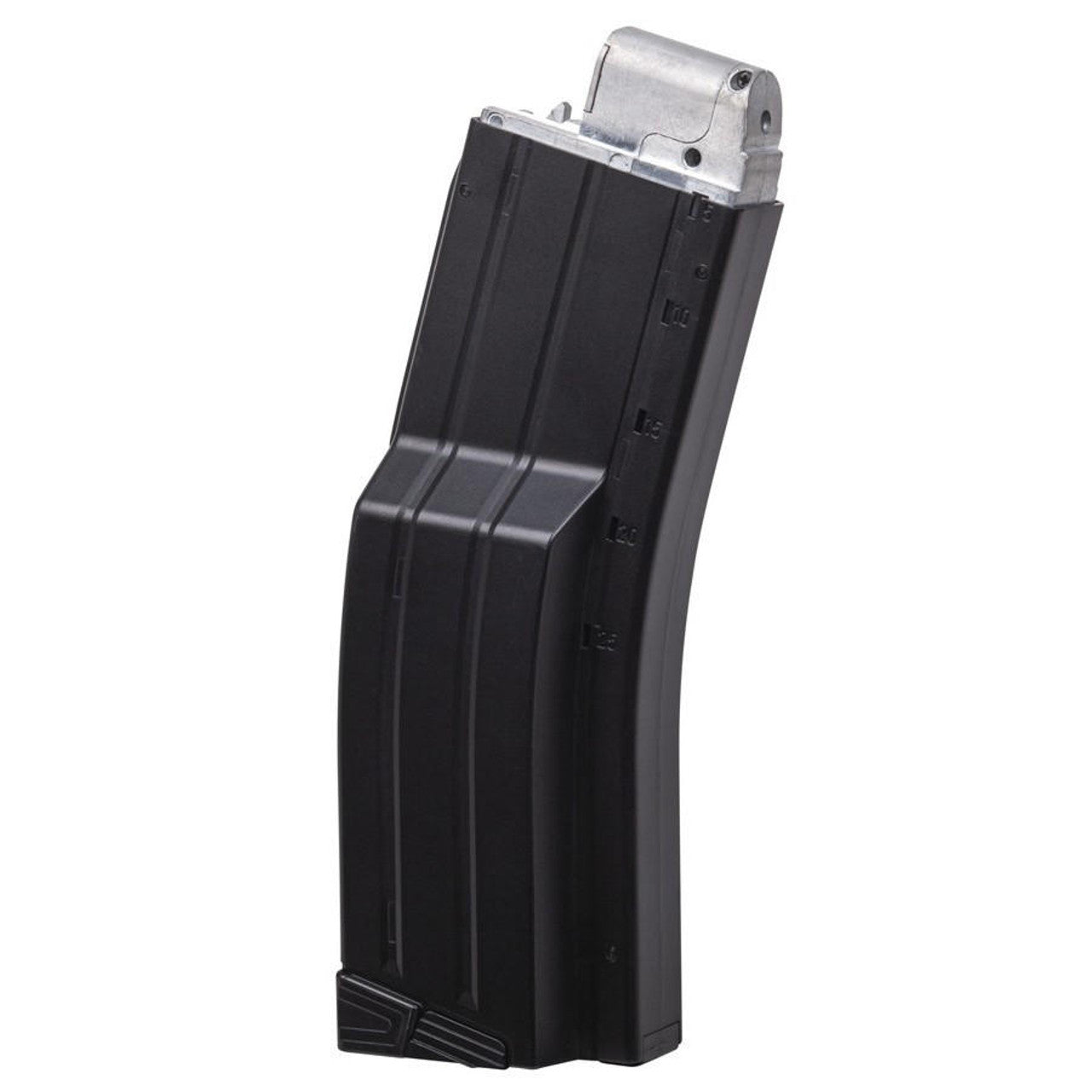 Crosman Quick Reloading High-Cap .177 CO₂ 25-round BB Magazine, black - front view