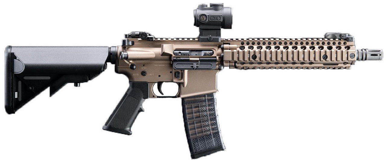 Right side full view of the CGS -powered MK18 Airsoft Rifle