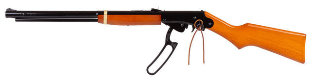Daisy 1938 Red Ryder airgun with classic wooden stock and lever cocking mechanism