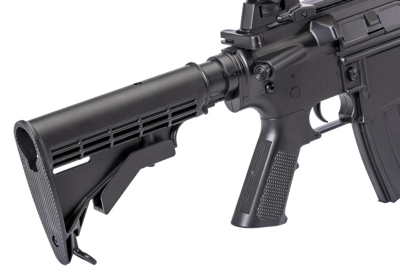 Double Eagle M4 AEG with Underbarrel Tri-Shot Launcher - Black