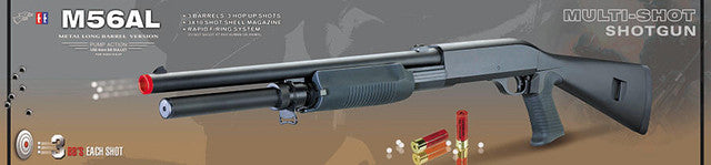 Double Eagle M56AL Tri-Shot Spring Shotgun packaging