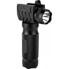 Aluminum Tactical Grip with Integrated 180 Lumens Flashlight