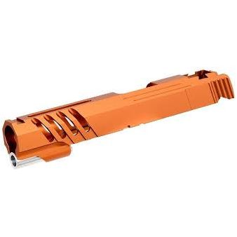 Airsoft Masterpiece Hi-Capa 5.1 / 1911 EDGE Custom “AQUA” Standard Slide, Orange
