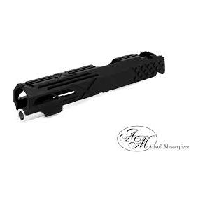 Airsoft Masterpiece Hi-Capa 5.1 / 1911 Custom “X” Standard Slide, Black