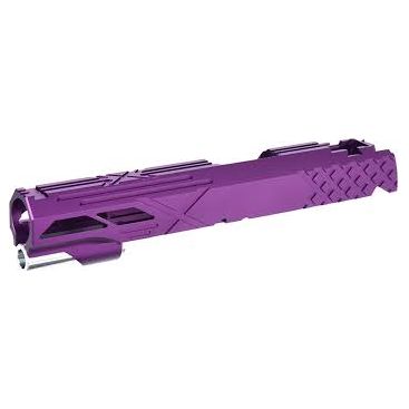 Airsoft Masterpiece Hi-Capa 5.1 / 1911 Custom “X” Standard Slide, Purple