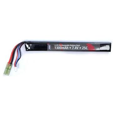 ASG 7.4v 1300mAh Single Stick LiPO Battery
