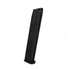 WE-Tech G-Series 50 Round Extended Green Gas Blowback Magazine, Black