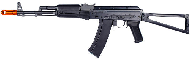 E&L AKS-74U E-Platinum AEG Airsoft Rifle w/ ASTER SE – Wood/Black