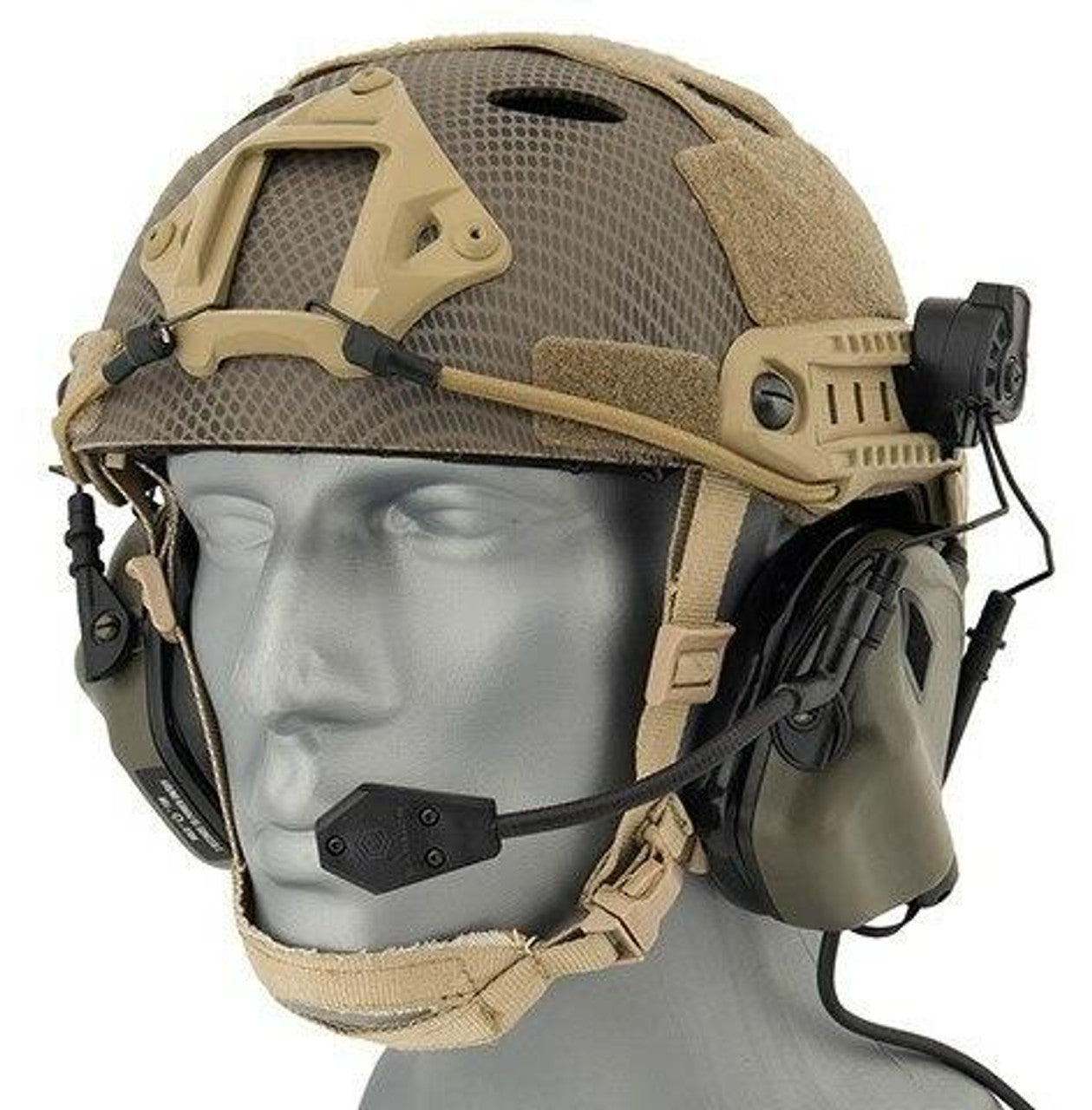 Earmor M32H MOD3 Communication Headset Foliage Green Noise-Cancelling Microphone