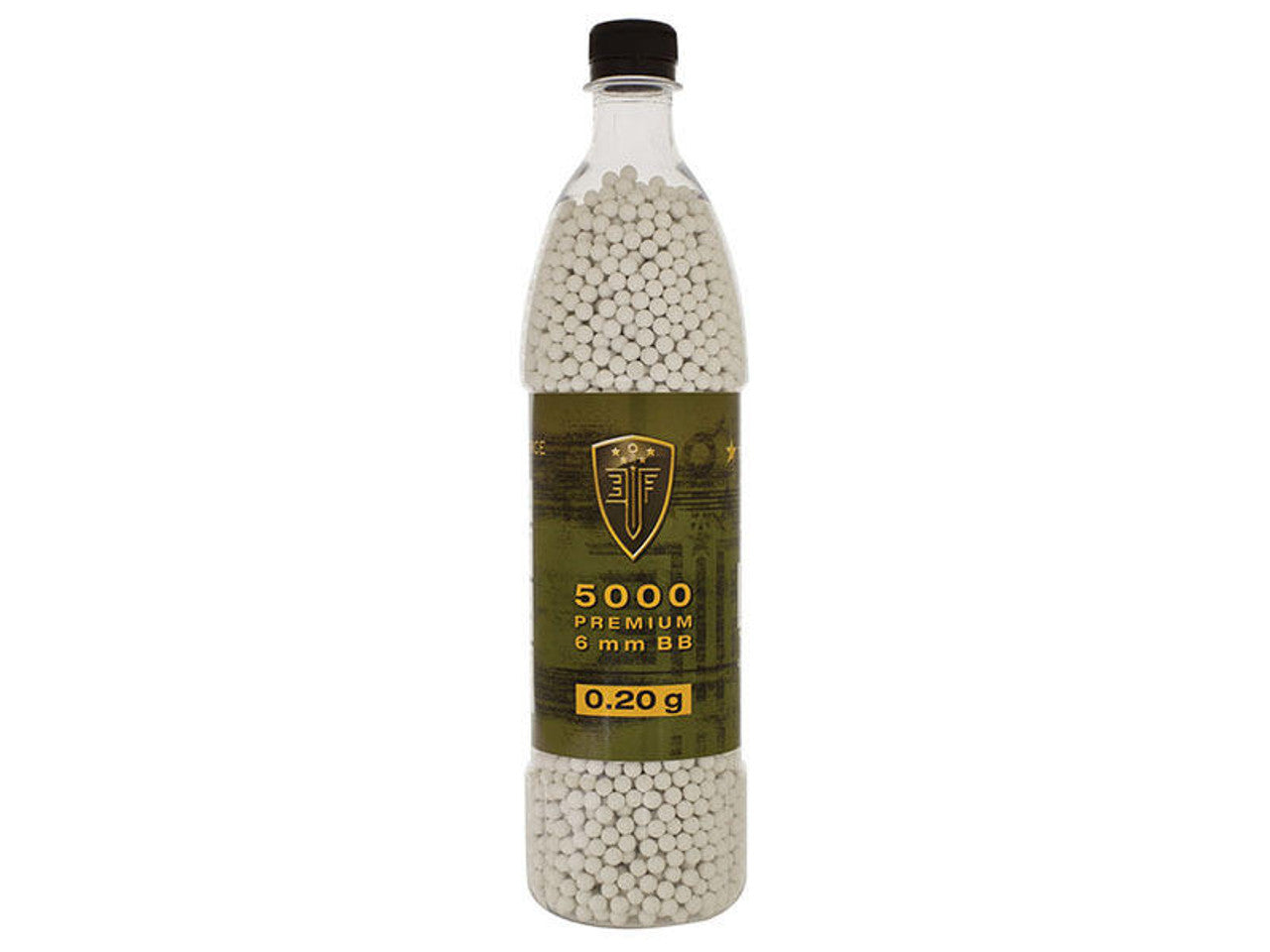 Elite Force 0.20g white airsoft BBs in 5000-count bottle