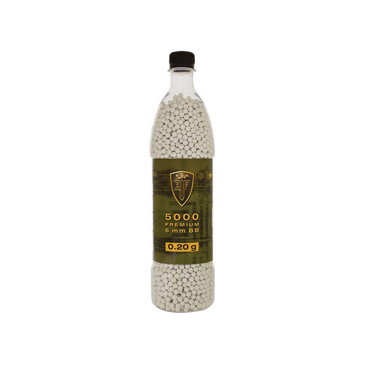 Elite Force 0.20g white airsoft BBs in 5000-count bottle
