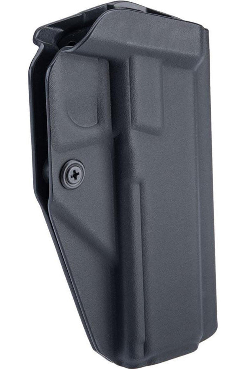 EMG .093 Kydex Holster for 2011 and Hi-Capa 5.1 Airsoft GBB pistols, featuring a durable Quick Detach mounting interface and precision-molded Kydex design