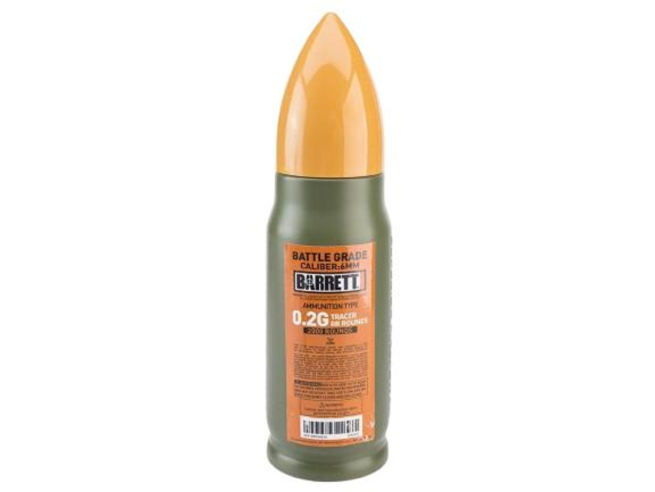 EMG Barrett Battle Grade 0.20gm 2000rd 6mm Airsoft Tracer BBs, Green