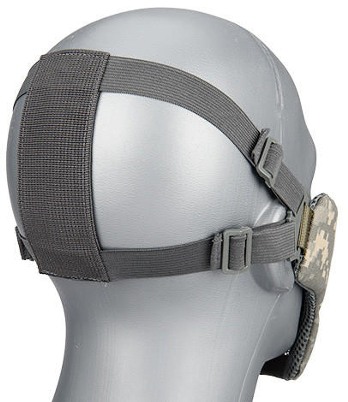 G-Force Tactical Steel Mesh Nylon Face Mask – ACU Camouflage for Airsoft