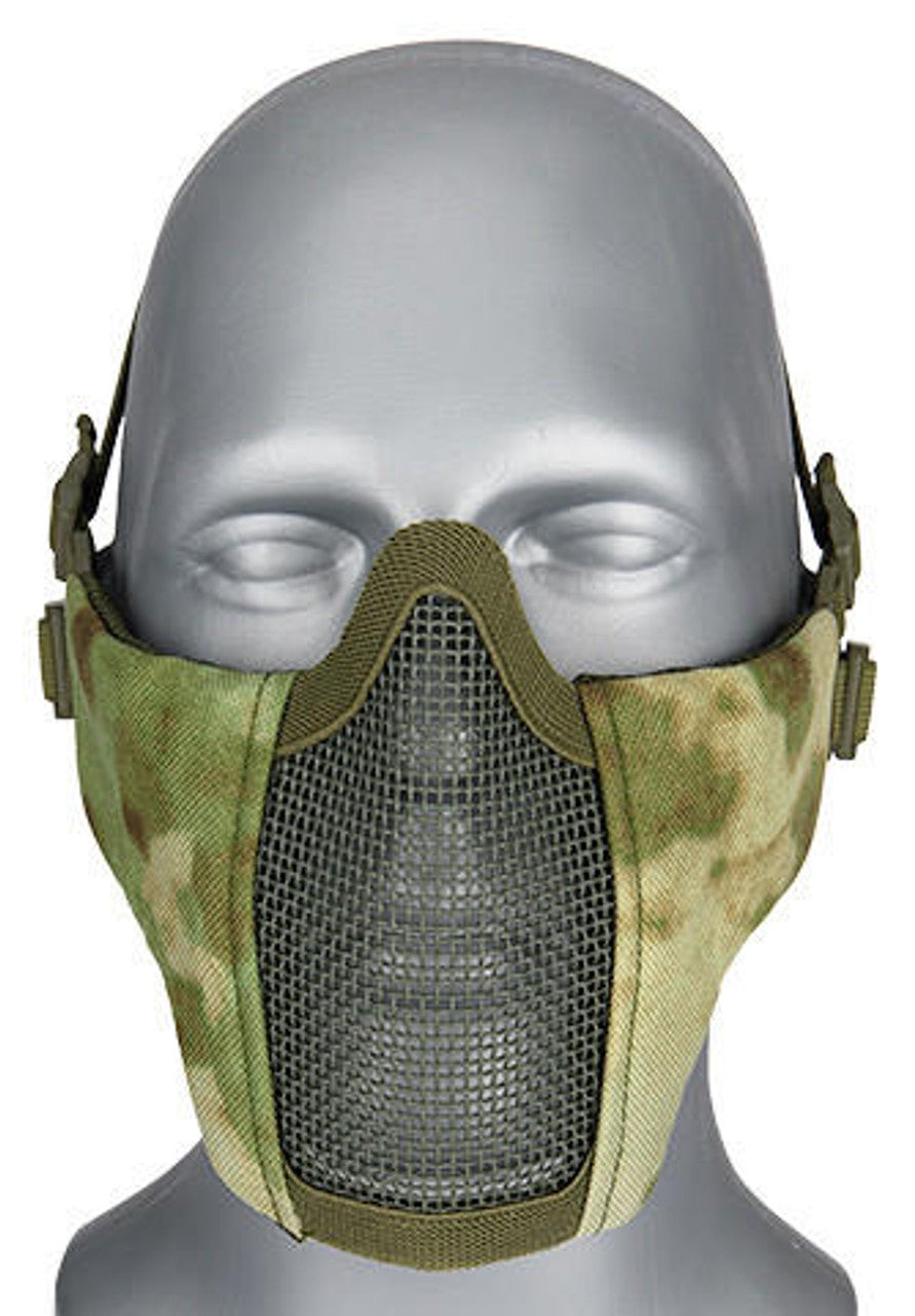 Close-up of G-Force AT-FG Camouflage Face Mask for Airsoft Protection