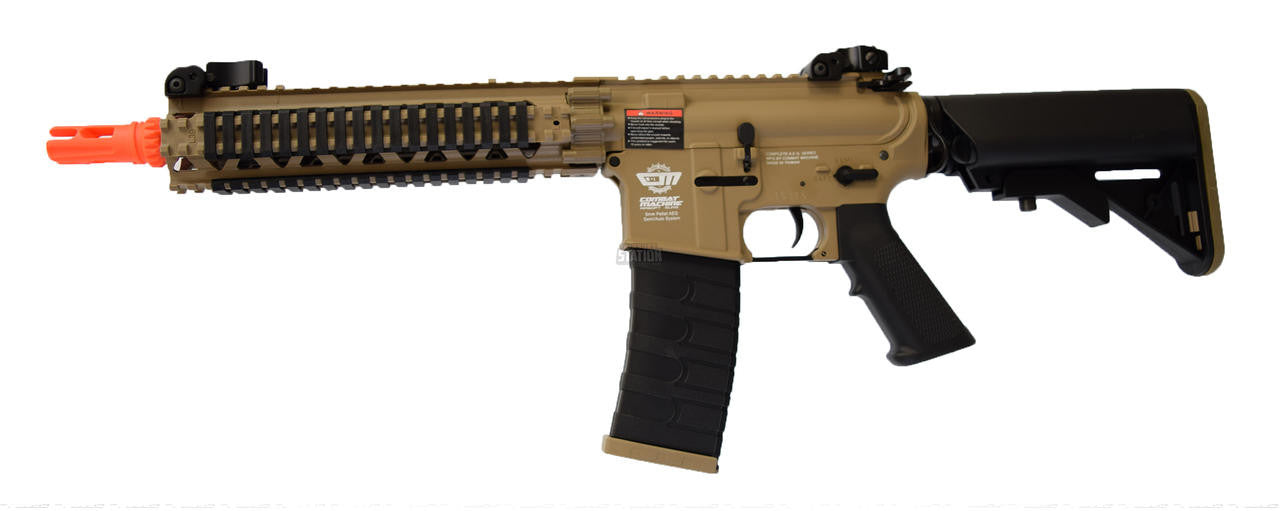 G&G CM18 MOD1 Combat Machine Gun Tan Color Airsoft Rifle