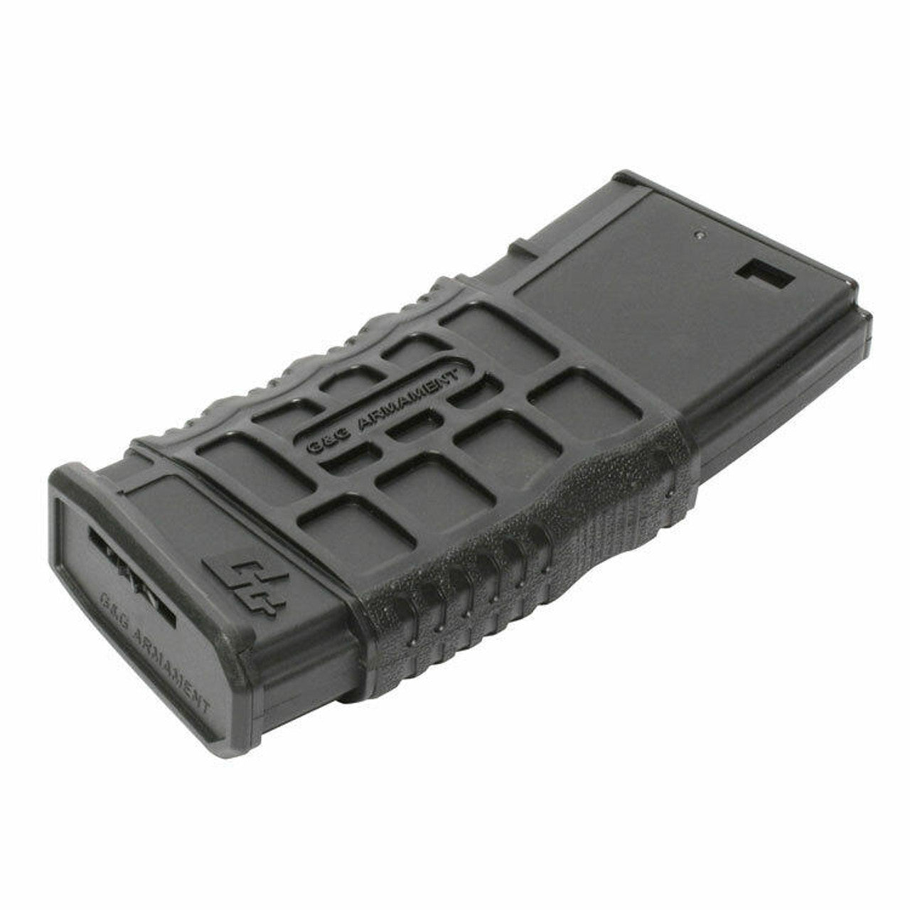 "G&G GR16 GMAG-V1, 300 Round High Capacity Magazine for G&G M4/AR15 Series Electric Airsoft Rifles. Durable polymer construction with a 300-round capacity for reliable performance and extended airsoft gameplay.