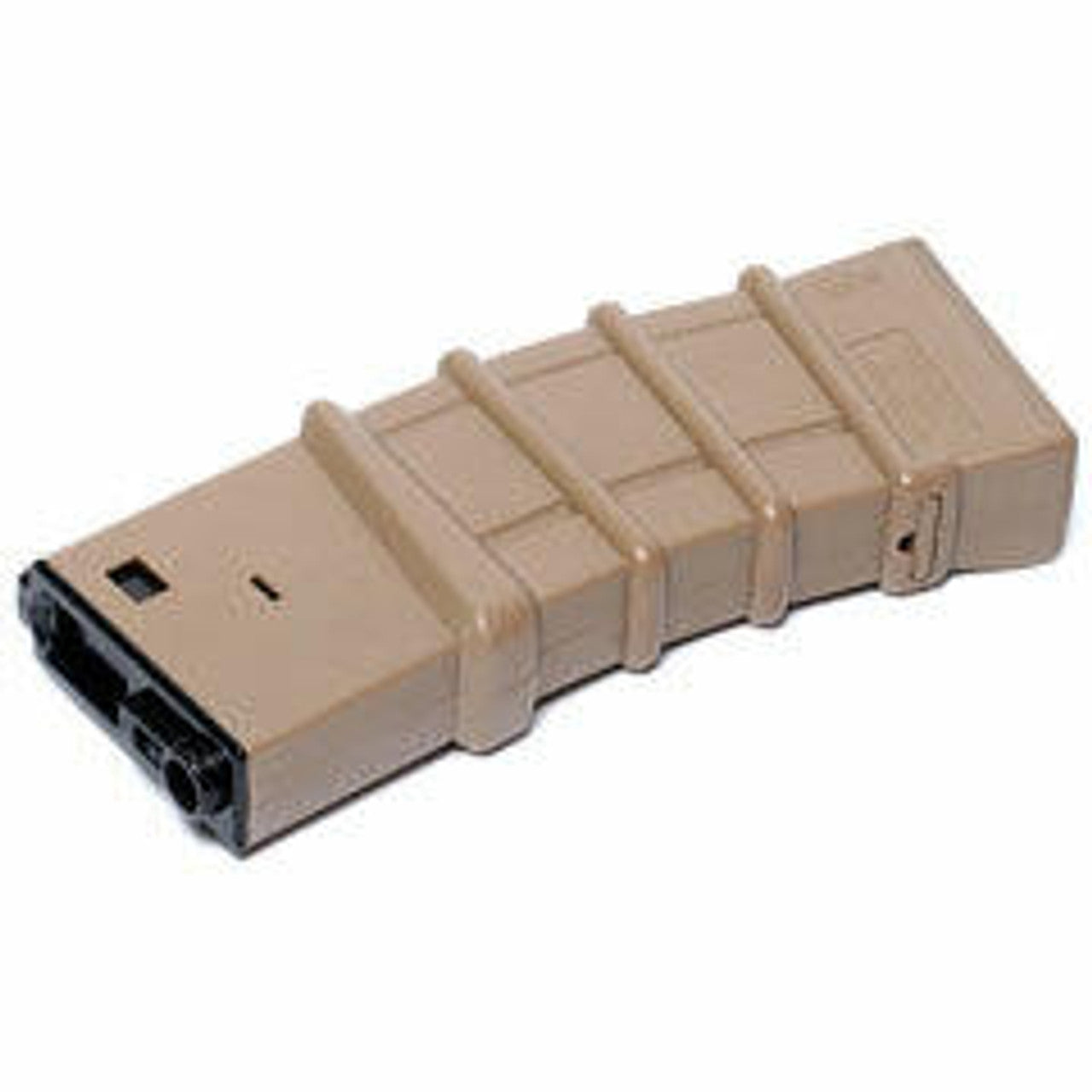G&G M16 Hi-Cap Thermold Magazine (450 Round) in Tan, compatible with M4/M16 Series Airsoft AEG Rifles. High-capacity magazine made from durable materials for reliable performance and extended gameplay