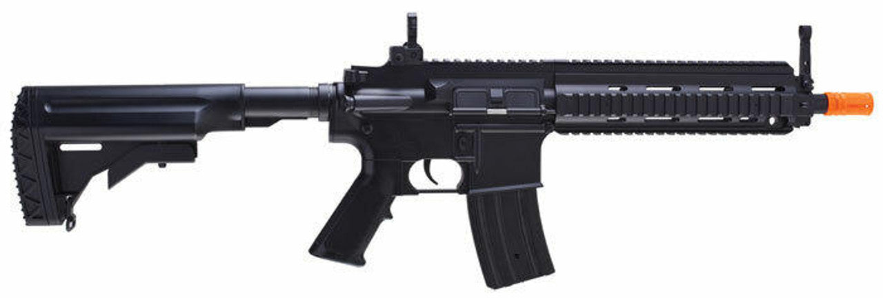 Right-side view of H&K 416 AEG rifle
