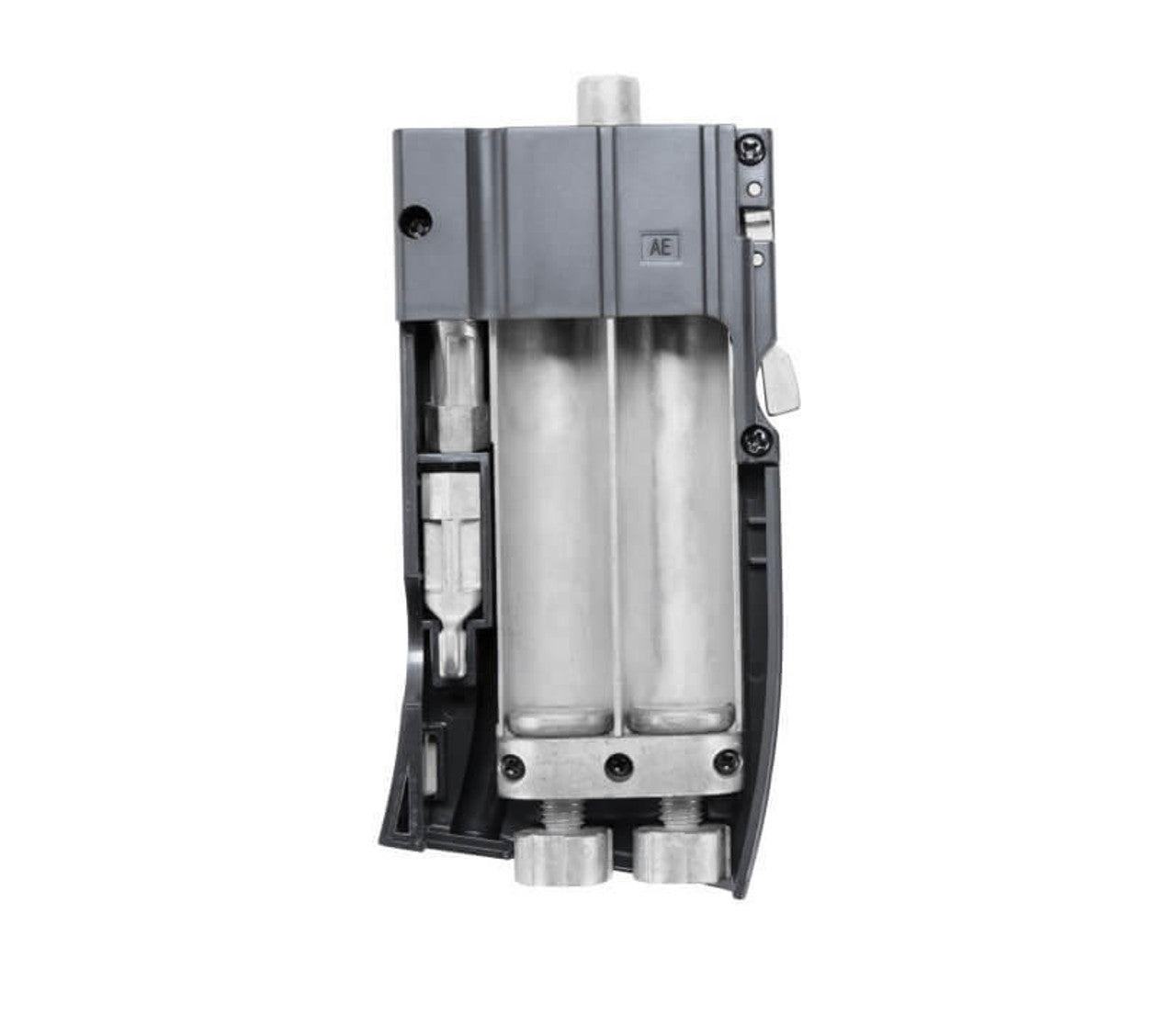 HK 416 .177 CO2 Air Rifle magazine highlighting dual CO2 compartments