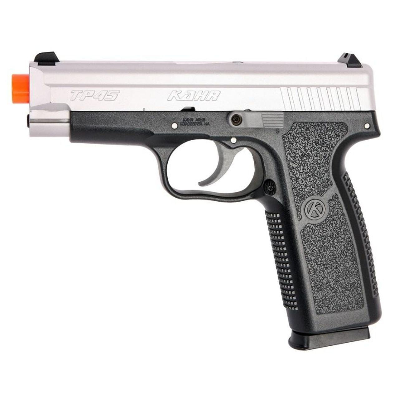 Kahr Arms TP45 Spring Airsoft Pistol Silver and Black Color