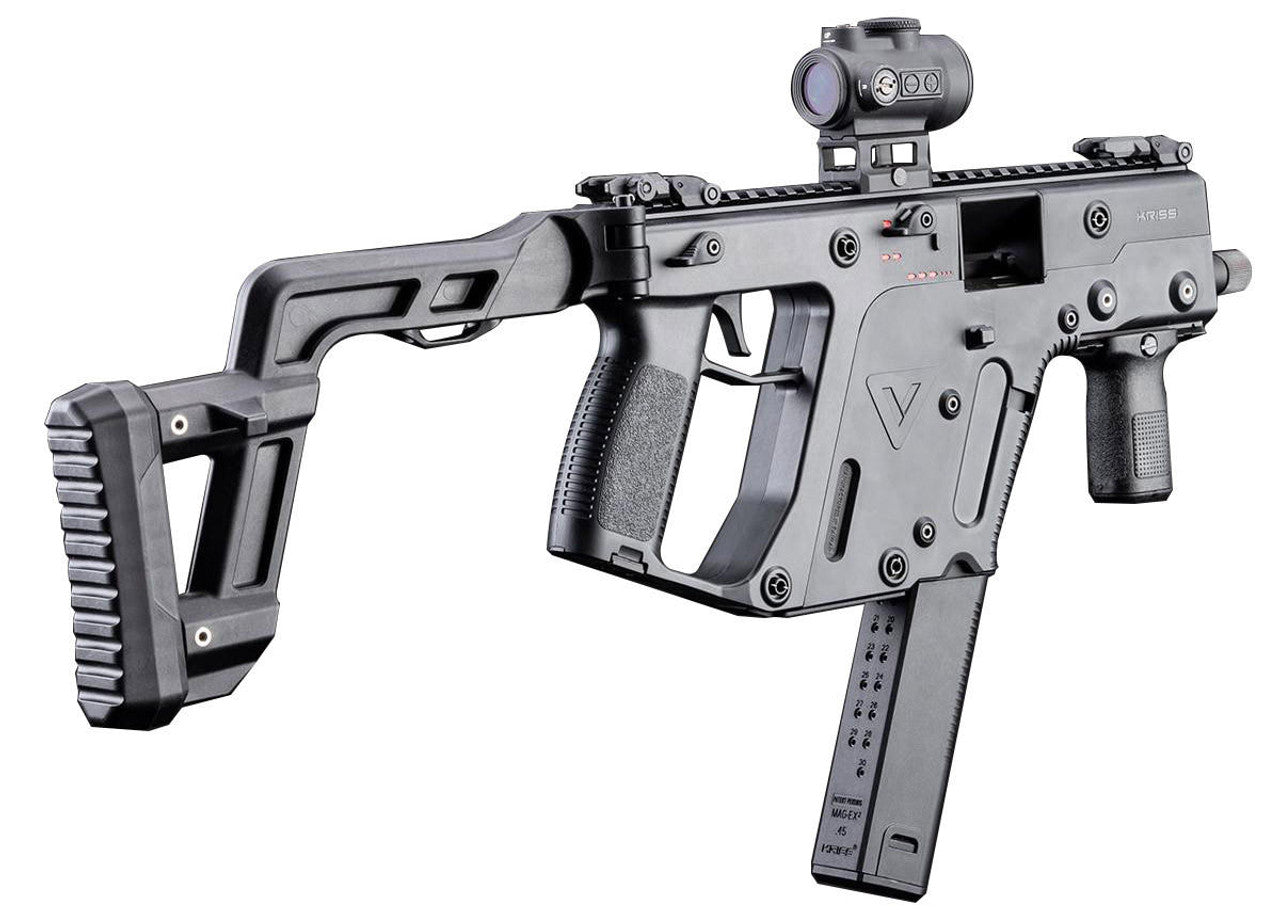 Krytac KRISS Vector Gas Blowback SMG Airsoft Rifle - Black